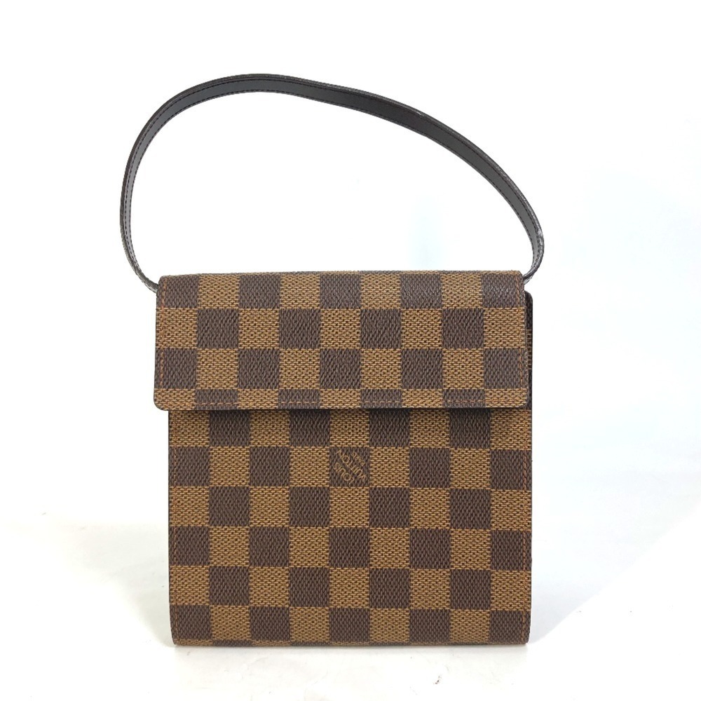 LOUIS VUITTON Authentic Brown Damier Canvas Pouch